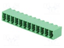 Pluggable terminal block; 3.81mm; ways: 12; straight; socket; male