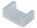 Heatsink: extruded; L: 25mm; W: 40mm; H: 15mm; 42cm2; Int.width: 28mm