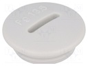 Stopper; PG13,5; IP54; Mat: polystyrene; light grey