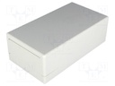 Enclosure: multipurpose; X: 65mm; Y: 120mm; Z: 40mm; polystyrene