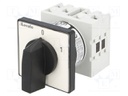 Switch: cam switch; Stabl.pos: 2; 16A; 0-1; Poles: 3; Pos: 2; -25÷55°C