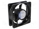 Fan: AC; axial; 230VAC; 119x119x38mm; 145m3/h; 44dBA; slide bearing