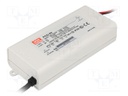 Power supply: switched-mode; LED; 60.2W; 25÷43VDC; 1400mA; IP42