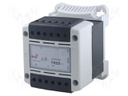 Transformer: safety; 500VA; 230VAC; 24V; IP20; Mounting: DIN; 6.75kg