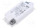 Power supply: switched-mode; LED; 30÷42VDC; 350÷500mA; 220÷240VAC