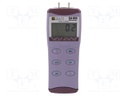 Manometer; LCD,with a backlit; -100÷100psi; Meas.accur: ±0,3%