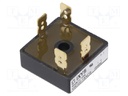 Single-phase bridge rectifier; Urmax: 1.8kV; If: 14A; Ifsm: 380A