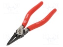 Pliers; internal circlip; Ring: internal; Pliers len: 139mm