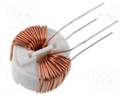 Inductor: wire; THT; 1mH; 1A; 70mΩ; -25÷120°C; 250V