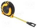 Measuring tape; L: 20m; Width: 15mm; Enclos.mat: polyamide