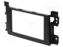 Radio mounting frame; Suzuki; 2 DIN; black