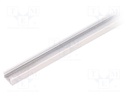 Profiles for LED modules; surface; white; L: 2m; aluminium