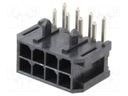 Connector: wire-board; socket; male; -40÷105°C; PIN: 8; Layout: 2x4