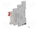 Relay: interface; SPDT; Ucoil: 24VDC; Ucoil: 24VAC; Mounting: DIN