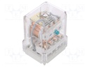 Relay: electromagnetic; 4PDT; Ucoil: 110VDC; 10A/250VAC; 10A/24VDC