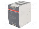 Power supply: switched-mode; 24VDC; 10A; Mounting: DIN