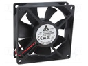 Fan: DC; axial; 80x80x25.4mm; 71.4m3/h; 38dBA; ball bearing