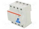 RCD breaker; Inom: 80A; Ires: 100mA; Max surge current: 5000A; 400V