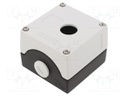 Enclosure: for remote controller; X: 85mm; Y: 89.4mm; Z: 64mm; metal