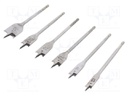 Tool accessories: drill set; Application: for wood; Pcs: 6