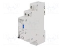 Relay: installation; bistable; NO; Ucoil: 24VDC; 17.6x90x65mm; 20A