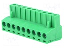Pluggable terminal block; Contacts ph: 5.08mm; ways: 9; straight