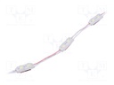 LED; white cold; 7000K; 70lm; 140°; No.of diodes: 2; 8x8x26mm; 42mA