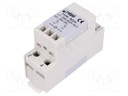 Relay: electromagnetic; DPST-NO; Ucoil: 24VDC; 25A/400VAC; 1.7W