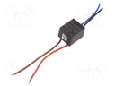 Converter: AC/DC; 5W; Uout: 5VDC; Iout: 1A; 80%; Mounting: cables