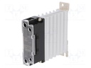 Relay: solid state; Ucntrl: 10÷30VDC; 20A; 48÷480VAC; DIN,on panel