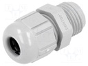 Cable gland; PG7; IP68; Mat: polyamide; grey; UL94V-2