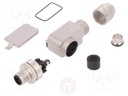 Plug; M12; PIN: 5; male; B code-Profibus; for cable; screw terminal