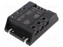 Relay: solid state; Ucntrl: 4÷30VDC; 75A; 24÷240VAC; 3-phase