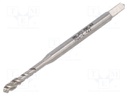 Tap; high speed steel cobalt HSS-Co; M3; 0.5; for blind holes