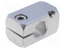 Mounting coupler; D: 16mm; W: 25mm; H: 25mm; L: 45mm; aluminium