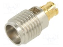 Connector: SMP; adapter; 50Ω; 40GHz