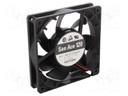 Fan: DC; axial; 12VDC; 120x120x25mm; 150m3/h; 40dBA; ball bearing