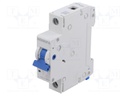 Circuit breaker; 230/400VAC; Inom: 20A; Poles: 1; Charact: B; 10kA