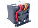 Transformer: mains; 200VA; 400VAC; 110V; Leads: terminal block