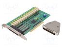 Industrial module: isolated digital I/O card; 0÷60°C; 175x100mm