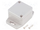 Enclosure: multipurpose; X: 50mm; Y: 52mm; Z: 35mm; with fixing lugs