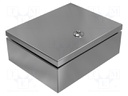 Enclosure: wall mounting; X: 200mm; Y: 250mm; Z: 97mm; with cam lock