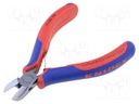 Pliers; side,cutting; Pliers len: 115mm; Cut: with small chamfer