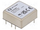 Isolated Board Mount DC/DC Converter, 4:1 Input, ITE, 1 Output, 20 W, 5 V, 4 A