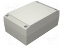 Enclosure: multipurpose; X: 80mm; Y: 120mm; Z: 51mm; Aluform; IP66