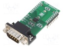 Click board; transceiver; UART; ATA6563; mikroBUS connector