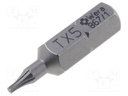 Screwdriver bit; Torx®; TX05; Overall len: 25mm