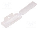 Label; natural; leaded; L: 29mm; W: 8mm; Application: for cable ties
