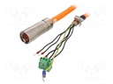Harnessed cable; 5m; Outside insul.material: PUR; Kind: servo