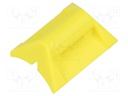 Fixing element; polyurethane; UL94V-2; yellow; Tie width: 7.9mm